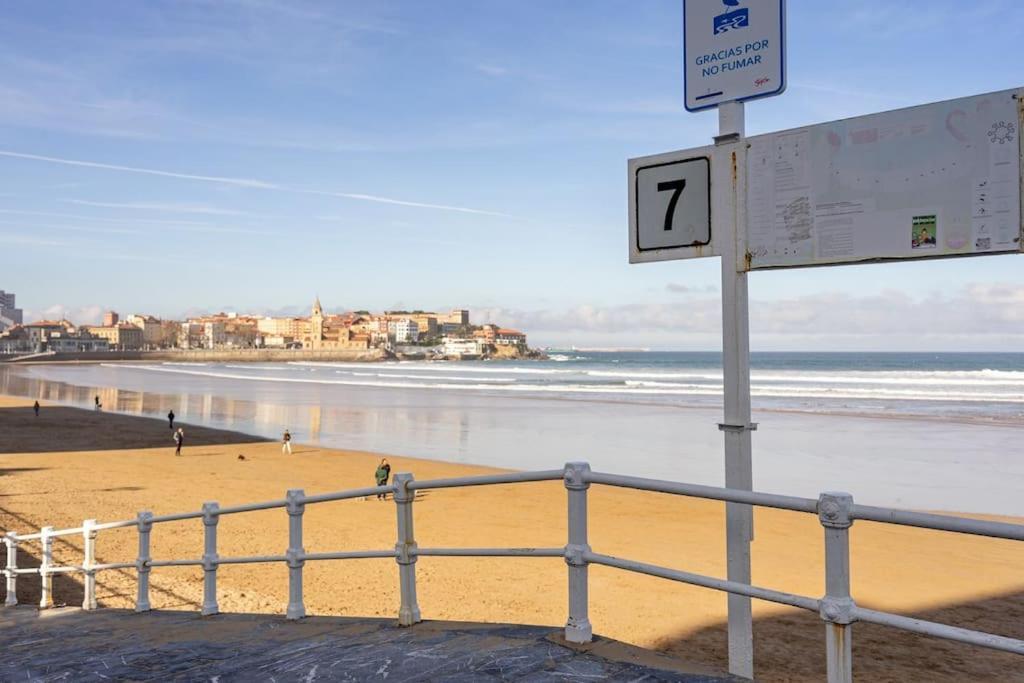 Escalera 7 Lägenhet Gijón Exteriör bild